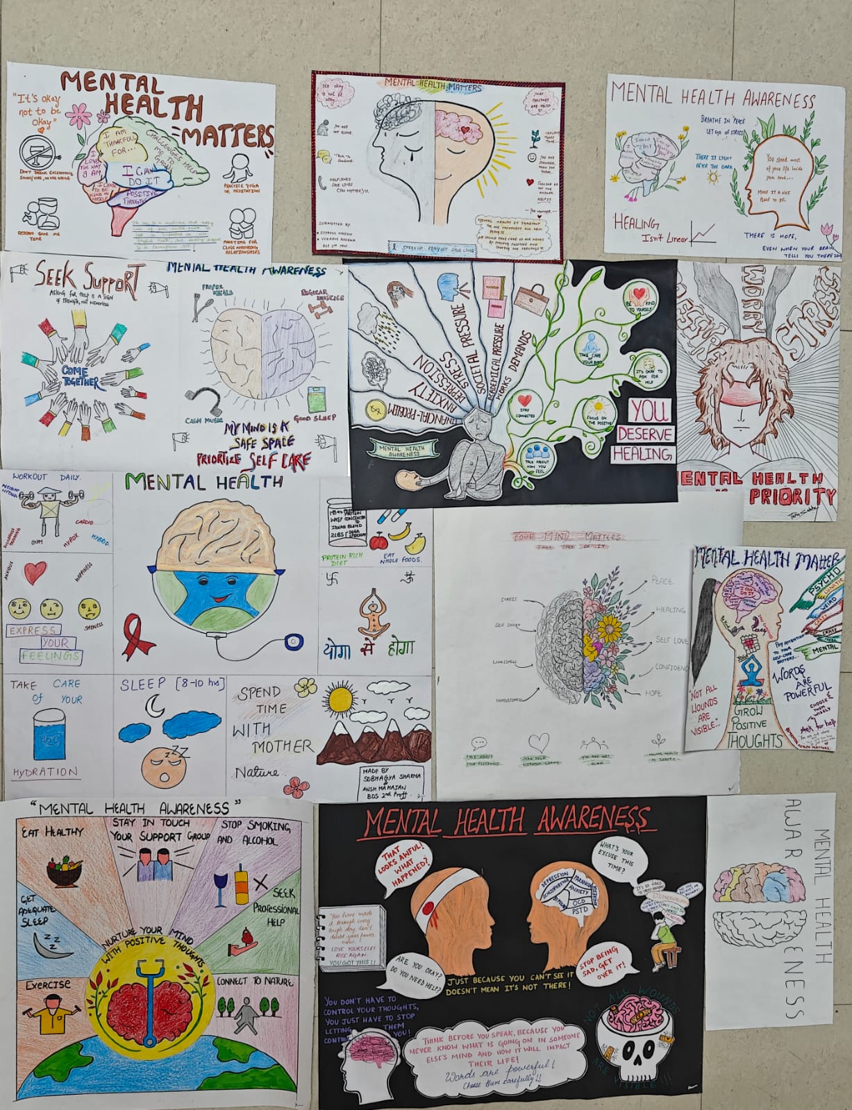 Poster competition organised as a part month long WORLD MENTAL HEALTH DAY celebrations on 14th October 2026